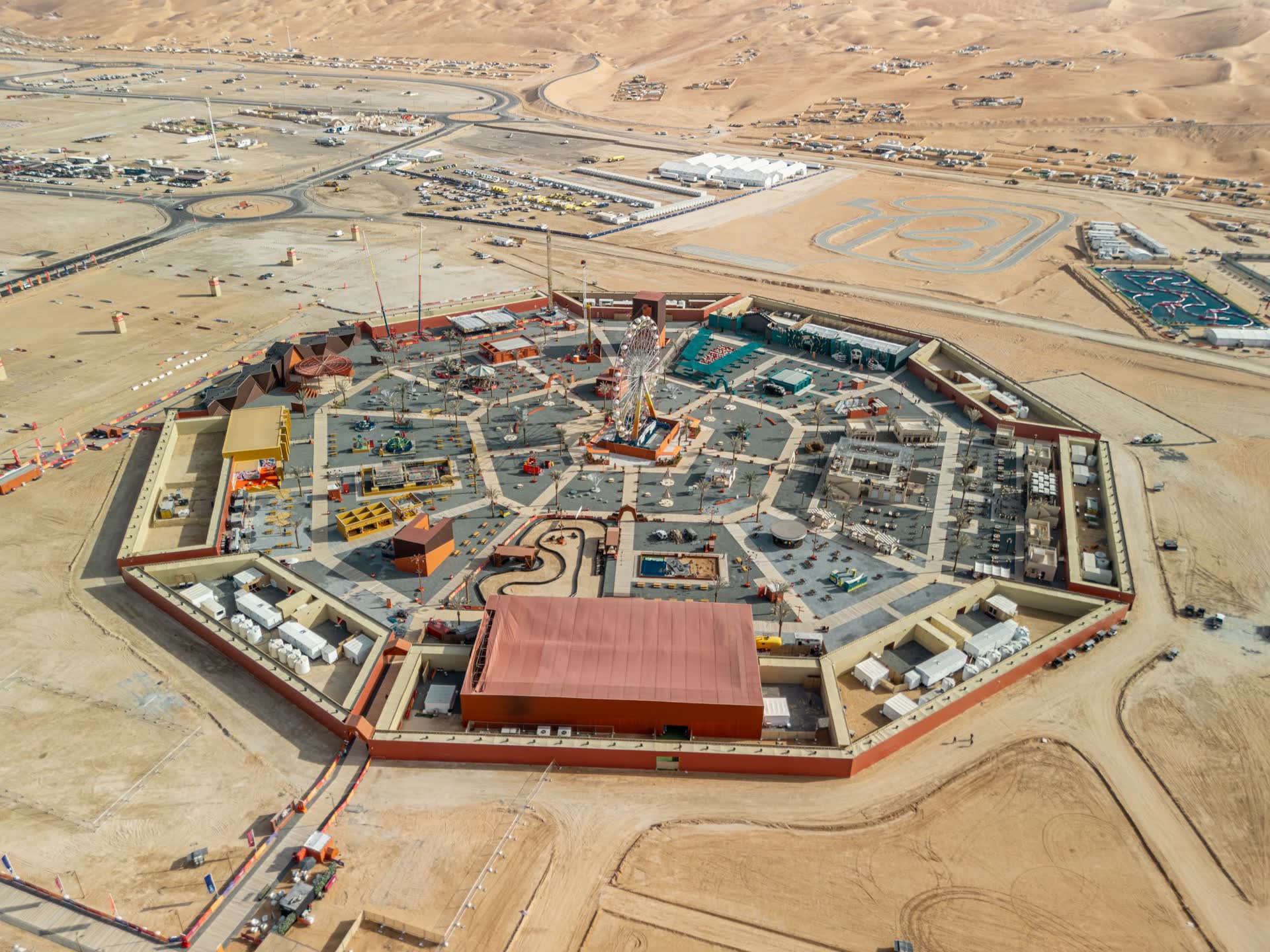 The village from above